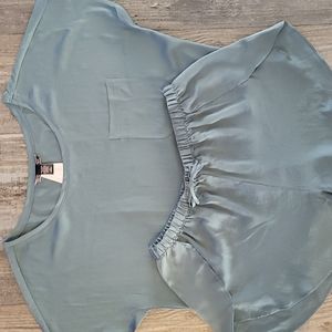 Victoria's Secret Satin Pajamas Set Size Medium